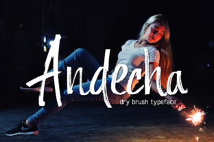 Andecha: A Hand-Brushed Typeface That Feels Like Real Ink on Paper