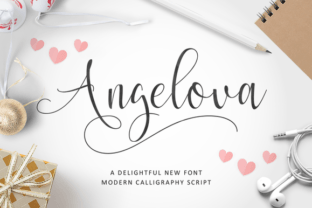 Angelova: A Modern Script Typeface for Digital Branding
