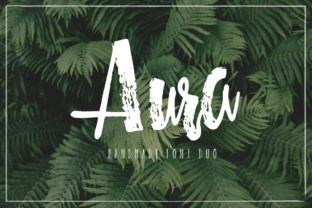 Aura: A Handmade Script Font That Feels Like a Thoughtful Pause