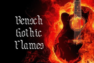 Bensch Gothic Flames: A Bold Display Font That Cuts Through the Feed
