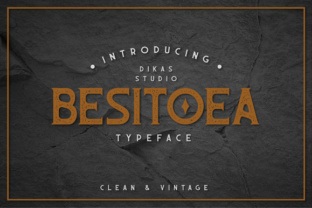 Besitoea Serif Font for Handmade Labels & Retro Printables
