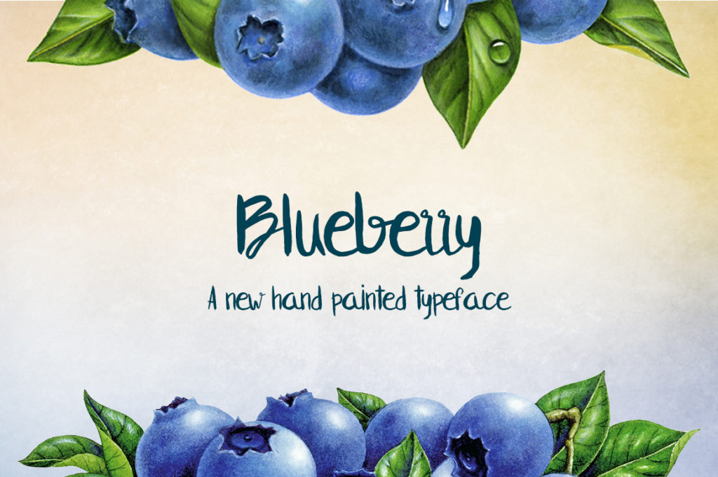 Blueberry Font: The Hand-Painted Script That Makes Your Campaign Feel Human