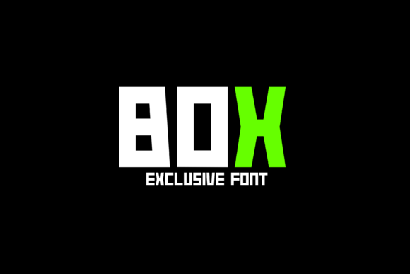 Box: A Clean, Fresh Sans Serif Font for Real Branding Work