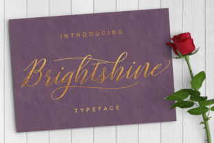 Brightshine: A Modern Script Font for Elegant Digital Branding