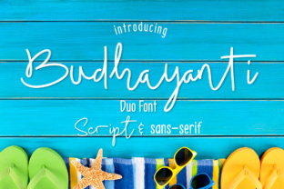 Budhayanti Font Duo: Script + Brush Sans for Handmade Brands