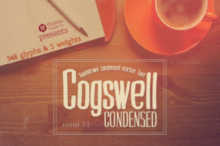 Cogswell Condensed: A Handmade Sans Serif Font for Crafters