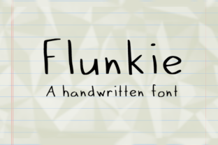 Flunkie: A Script Handwritten Font That Feels Like a Trusted Collaborator
