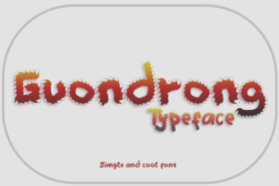 Guondrong: A Decorative Font for Distinctive Digital Branding