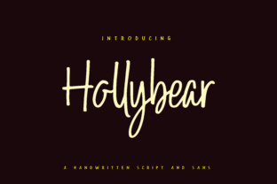 Hollybear: A Handwritten Font That Converts Scrollers Into Customers