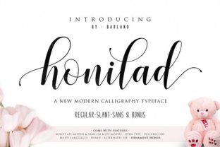 Honilad: A Script Handwritten Font for Editorial Warmth