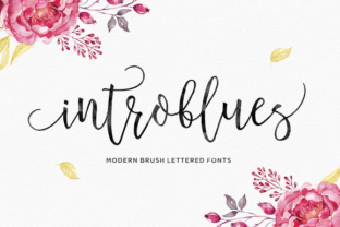 Introblues: A Modern Script Font That Builds Brand Trust