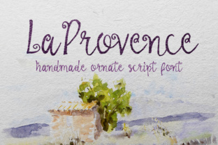 La Provence: A Hand-Drawn Script Font That Feels Like a Signature