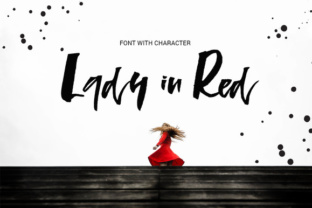Lady in Red: A Bold Script Font for Scroll-Stopping Campaigns