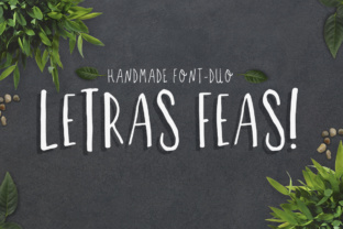 Letras Feas: A Warm, Handwritten Font Duo for Thoughtful Branding