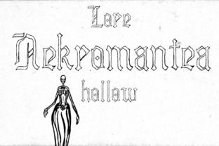 Lore Nekromantea Hollow: A Blackletter Typeface That Commands Attention Online
