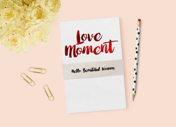 Love Moment: A Script Handwritten Font That Connects