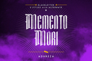 Memento Mori: A Blackletter Typeface with Quiet Confidence