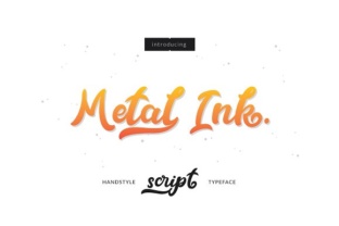 Metal Ink: A Thoughtful Script Handwritten Font for Editorial Calm