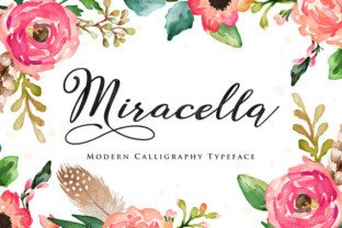 Miracella: A Handwritten Script Font for Elegant Digital Branding