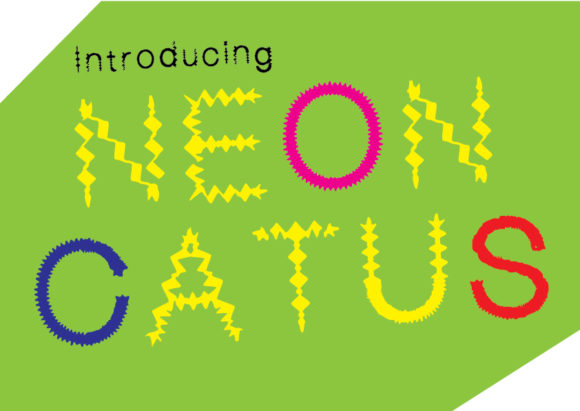 Neon Cactus: A Vibrant Display Font for Digital Branding