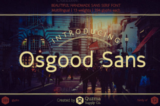 Osgood Sans: A Thoughtful Serif for Editorial Calm