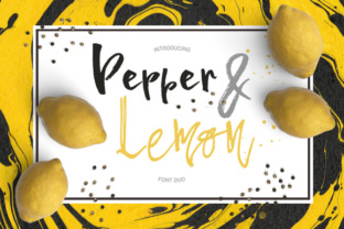 Pepper Lemon: A Script Handwritten Font Duo That Feels Human