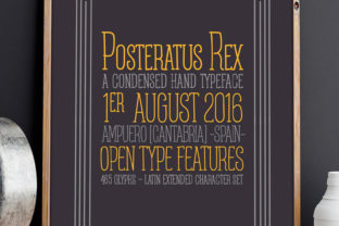 Posteratus Rex: A Serif Font Built for Campaign Impact
