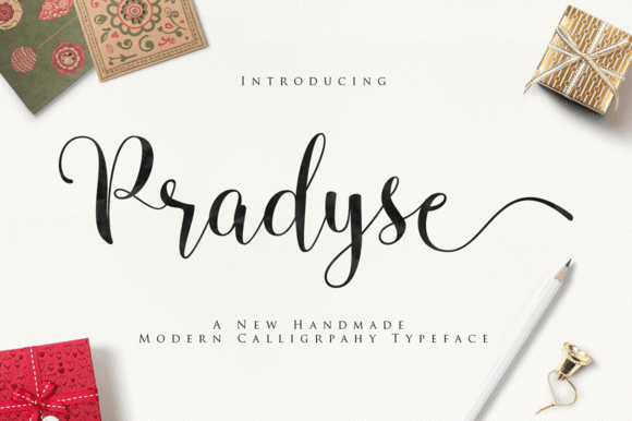 Pradyse: A Script Font That Elevates Digital Branding