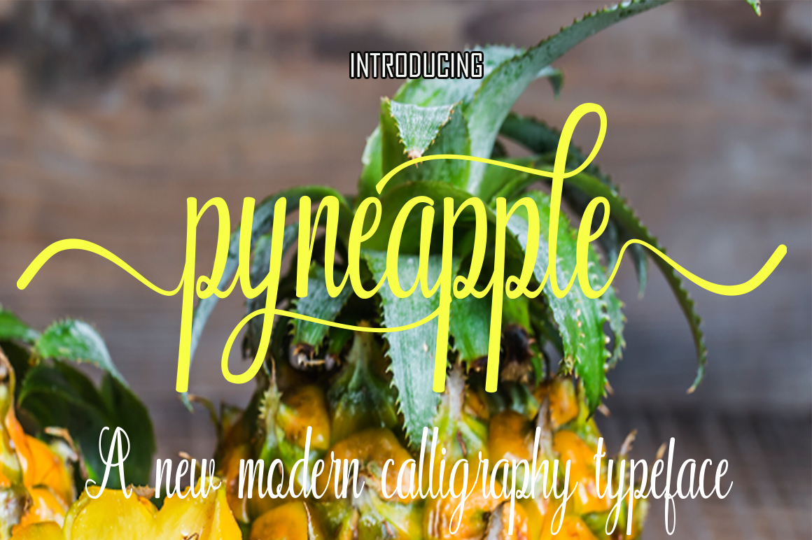 Pyneapple: A Handwritten Font That Feels Like Real Ink on Paper