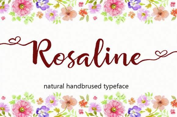 Rosaline: An Elegant Script Font for Small Business Branding