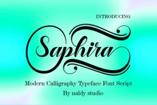 Saphira: A Modern Calligraphy Font for Handmade Creators