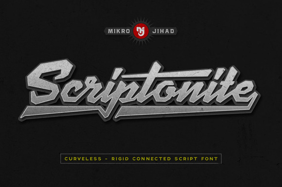 Scriptonite: A Strong, Masculine Script Font for Business Branding