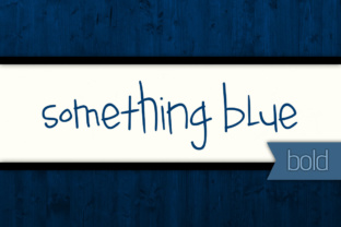 Something Blue Bold: A Crafty Handwritten Font That Sells