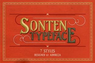 Sonten Typeface: A Serene Serif for Editorial Calm