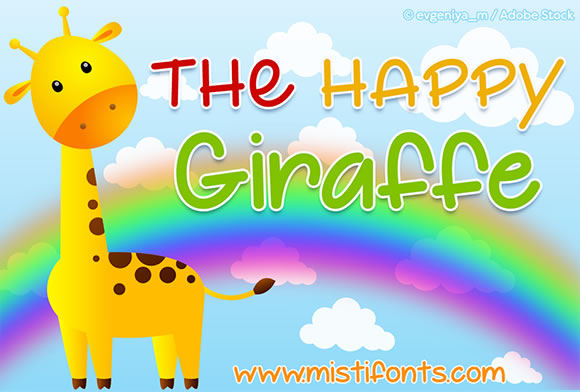The Happy Giraffe: A Handwritten Serif Font That Feels Like a Smile