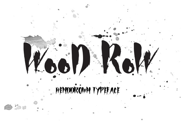 Wood Row: A Handwritten Font That Feels Like Home
