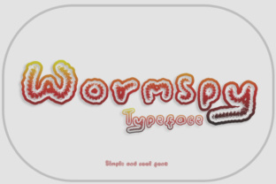 Wormspy: A Decorative Display Font for Distinctive Web Identity