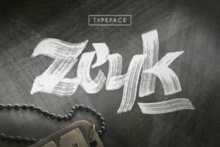 Zeyk: A Hand-Brush Script Font That Cuts Through the Feed